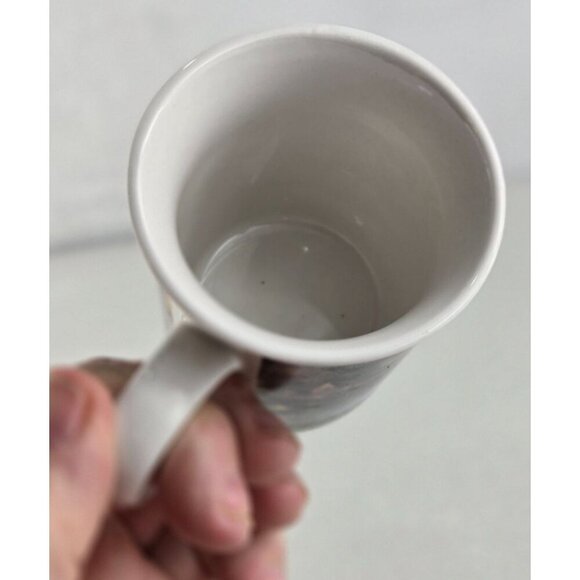 Vtg 1995 Lamplight Village Ceramic Coffee Mug 1995 Artist Thomas Kinkade - Picture 10 of 14